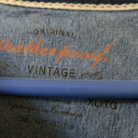 Mens Vintage Weatherproof XL t-shirt short sleeved - Picture 5 of 6